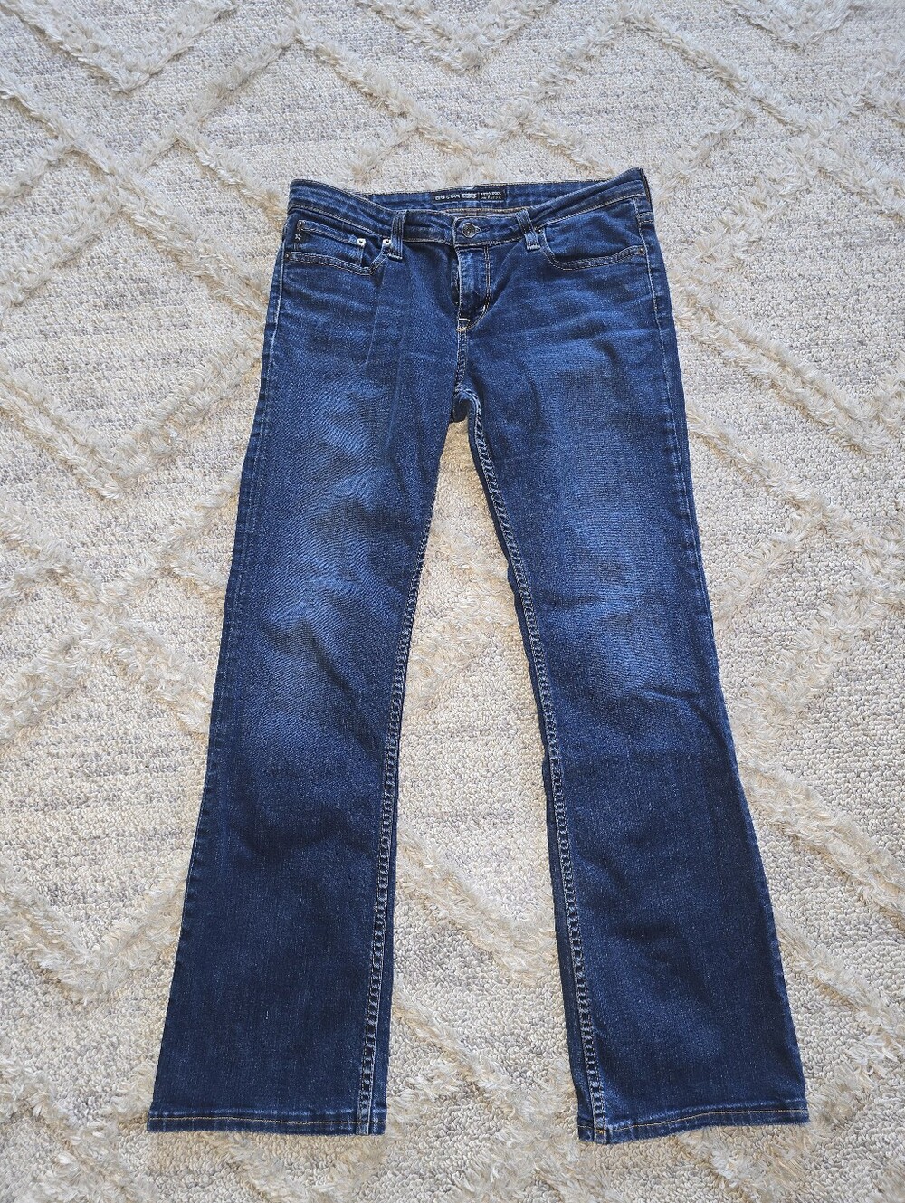 Big Star 1974 Remy Low Rise Boot Cut Fit Blue Jeans Women’s 31 Long Medium Wash